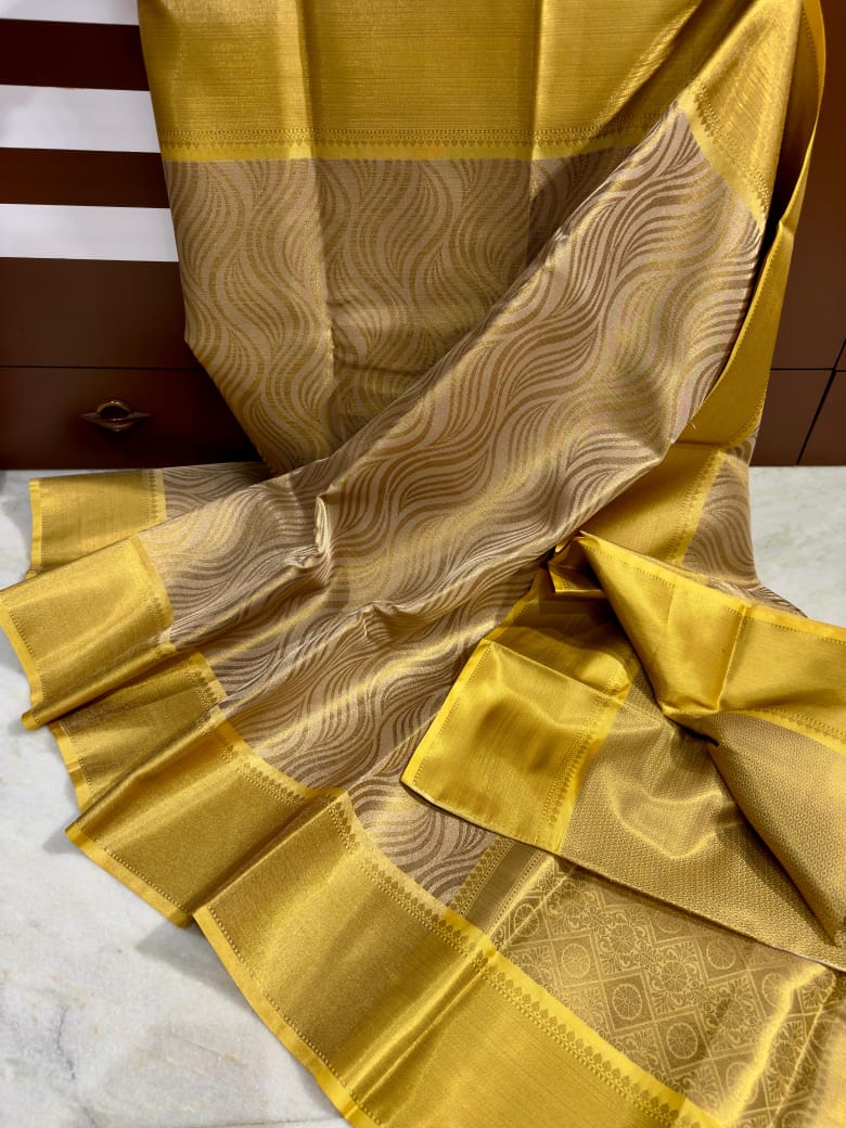 Super super new arrival  Latest kanchipuram style soft tissue fabric saree