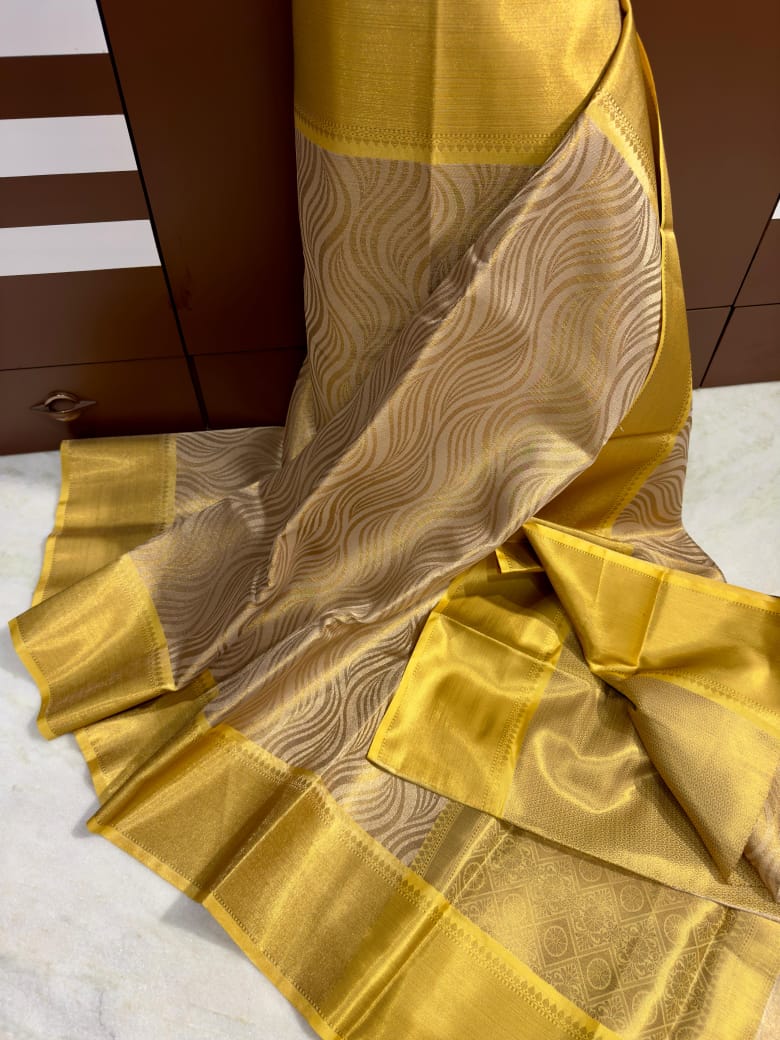 Super super new arrival  Latest kanchipuram style soft tissue fabric saree
