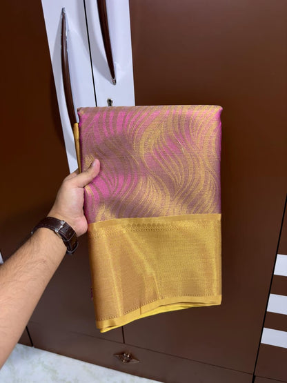 Super super new arrival  Latest kanchipuram style soft tissue fabric saree