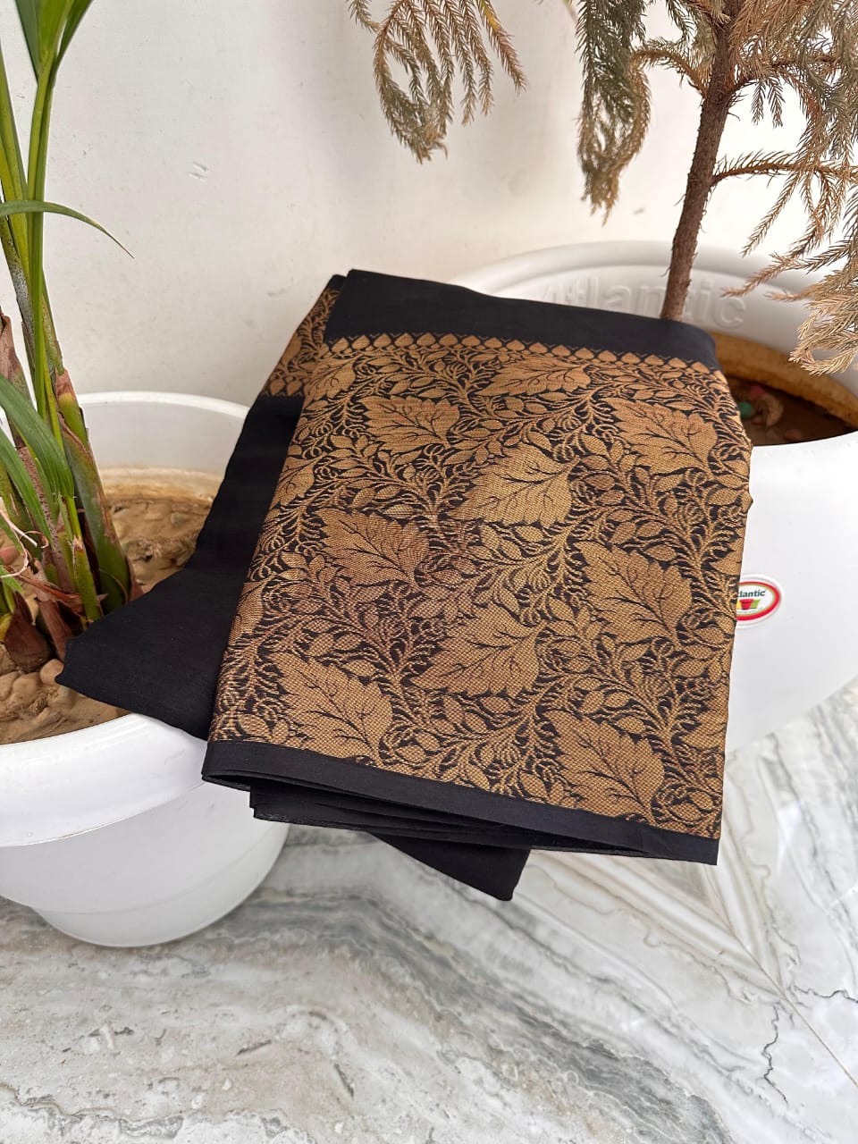 Latest Banarasi Warm Soft Silk Saree – Contrast Collection